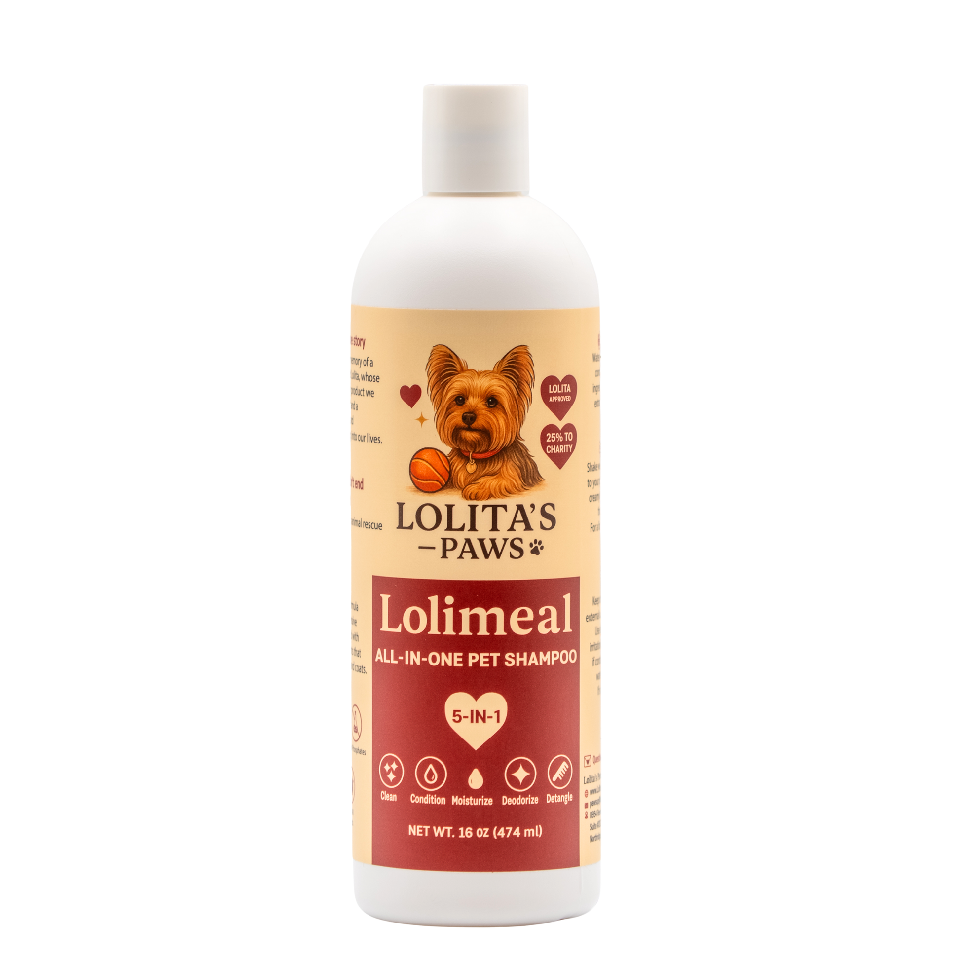 Lolimeal™ 5-in-1 All-In-One Pet Shampoo